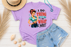 I Do What I Want PNG, Retro Pin Up Girl Sublimation Product Image 4
