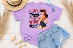 I Do What I Want PNG, Retro Pin Up Girl Sublimation Product Image 4
