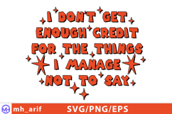 Funny Sarcastic Quote PNG SVG Design Product Image 1