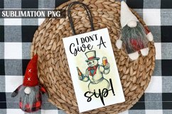 I Don't Give A Sip| Kitchen Dish Towel Sublimation Product Image 2