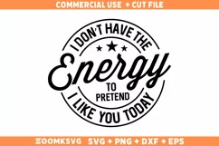 Funny Sarcastic SVG, Joking SVG, Mean SVG, Sarcasm SVG Product Image 1