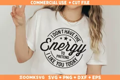 Funny Sarcastic SVG, Joking SVG, Mean SVG, Sarcasm SVG Product Image 2