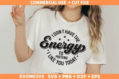 Funny Sarcastic SVG, Joking SVG, Mean SVG, Sarcasm SVG Product Image 2