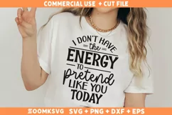 Funny Sarcastic SVG, Joking SVG, Mean SVG, Sarcasm SVG Product Image 2