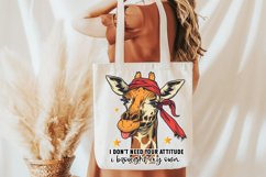 I Don't Need Your Attitude Sublimation PNG Product Image 3