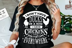 I don't have ducks or a row svg, I have chickens svg Product Image 3