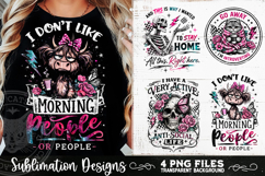 Antisocial Sarcastic PNG Funny Sublimation 4 Designs Product Image 6