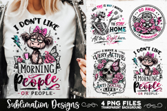 Antisocial Sarcastic PNG Funny Sublimation 4 Designs Product Image 5