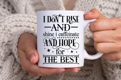 I Don&#039;t Rise And Shine I SVG, Sarcastic SVG Design Product Image 3
