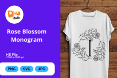 Rose Blossom Monogram Product Image 1