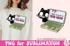 I Fall Asleep To True Crime PNG, Cute Trendy Design Product Image 2