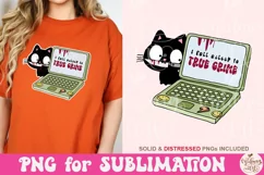 I Fall Asleep To True Crime PNG, Cute Trendy Design Product Image 4