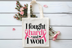 Breast Cancer Awareness SVG Bundle | Pink Ribbon Designs Product Image 13