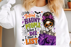 Halloween Sublimation Design,Halloween Typography PNG Product Image 5