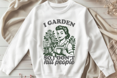I Garden So I Don’t Kill People SVG Funny Garden Quote PNG Product Image 2