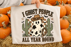 I Ghost People All Year Round Png, Cool Ghost Halloween, Product Image 2