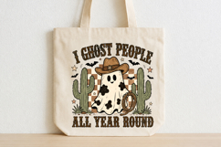 I Ghost People All Year Round Png, Cool Ghost Halloween, Product Image 4