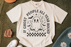 I Ghost People All Year Round Png, Halloween Funny Ghost Product Image 2
