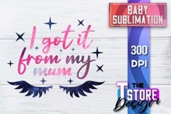 Baby Sublimation | Baby Quotes Design | PNG Files v.1 Product Image 1
