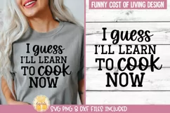 Funny Cost Of Living Quote on Shirt Mockup
