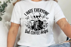 I Hate Everyone but Coffee Helps SVG Product Image 4