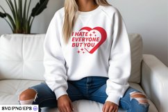 Sarcastic Love Valentine’s Day SVG PNG T-shirt Design Product Image 2