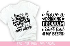 I have a drinking problem i can't SVG - Wine Quotes Design Product Image 1