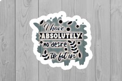 Funny Sarcastic Quotes Stickers. Sarcastic Quotes PNG. vol.3 Product Image 5
