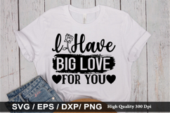 Valentine&#039;s Day SVG Design - I love you more than coffee Product Image 4