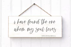 I Have Found The One Whom My Soul Loves Svg, Christian Svg Product Image 1
