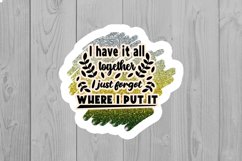 Funny Sarcastic Quotes Stickers. Sarcastic Quotes PNG. vol.3 Product Image 14