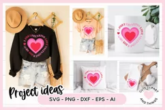 Valentines SVG | I Just Freaking Love Valentine's Day Ok SVG Product Image 2