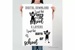100 Days Of School Svg Png Dxf | Baseball Svg | Boy Cut File Product Image 2