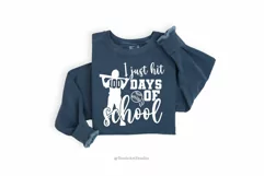 100 Days Of School Svg Png Dxf | Baseball Svg | Boy Cut File Product Image 4
