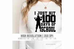 100 Days of School Baseball SVG - Celebrate the 100th Day Product Image 8