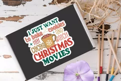 I just Want To Bake Stickers SVG , Christmas SVG Design Product Image 2