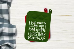 I just want to bake SVG, Christmas Potholder SVG Design Product Image 2