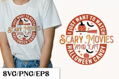 Halloween Scary Movies SVG Design Cricut Product Image 1