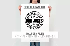 Dad Jokes SVG - Funny Dad SVG - Fathers Day SVG - Cut Files Product Image 2