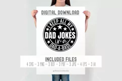 Dad Jokes SVG - Funny Dad SVG - Fathers Day SVG - Cut Files Product Image 3