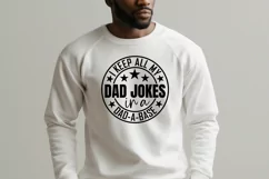 Dad Jokes SVG - Funny Dad SVG - Fathers Day SVG - Cut Files Product Image 5