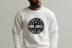 Dad Jokes SVG - Funny Dad SVG - Fathers Day SVG - Cut Files Product Image 6