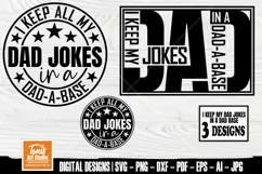 Dad Jokes SVG - Funny Dad SVG - Fathers Day SVG - Cut Files Product Image 1