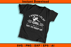 Billiards Girl SVG | I Know I Play Like A Girl Product Image 2