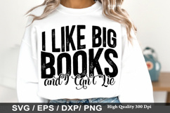 Reading SVG Design - I Like Big Books and I Can't Lie Product Image 6