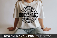 Reading SVG Design - I Like Big Books and I Cannot Lie Product Image 4