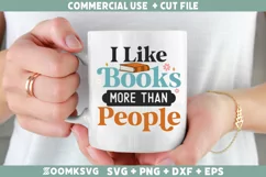 Reading SVG, Book Lover SVG, Book SVG, Book PNG, Retro SVG Product Image 2