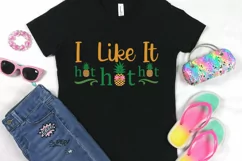 I like it hot hot hot SVG, Summer Vibes SVG, Beach Life SVG Product Image 3