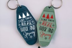 I Like Them Real Thick SVG , Christmas Motel Keychain SVG Product Image 3