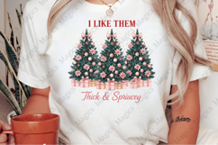 I Like Them Real Thick,Funny Christmas PNG Product Image 2
